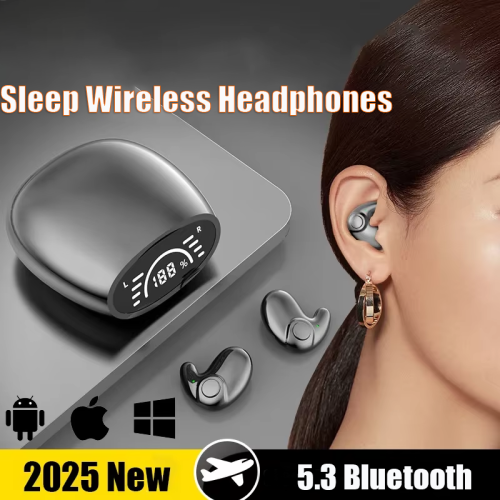Afbeelding van Onzichtbare Oordopjes met Bluetooth 5.3 – Ultra-Dunne Sport Headset