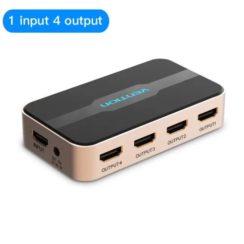 1 ingang 4 uitgangen