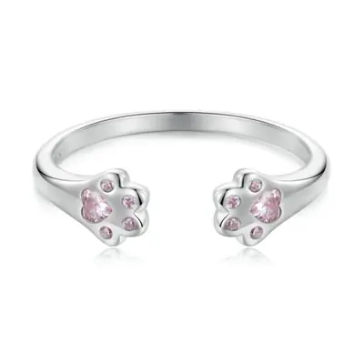 Image de Bague Chat en Argent Sterling - Bijou Animal de Compagnie