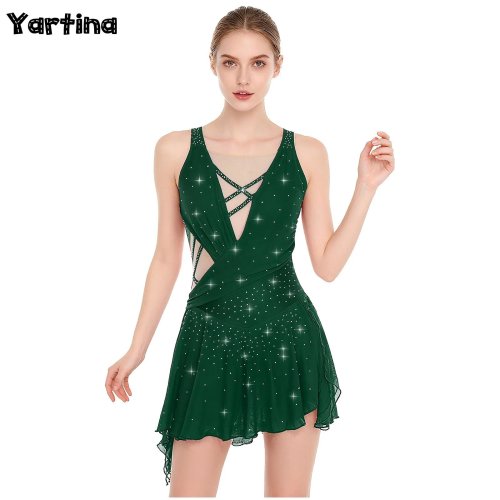 Bild von Elegantes Tanzkleid mit Strass für Damen