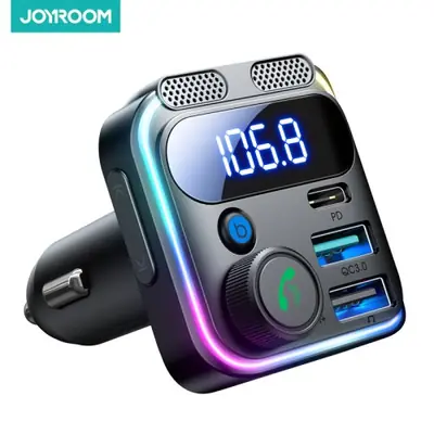 Image de Transmetteur FM Bluetooth 6.0 Joyroom 81W pour voiture