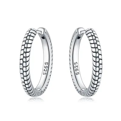 Image de Boucles d'oreilles créoles en argent 925 - Style élégant & intemporel