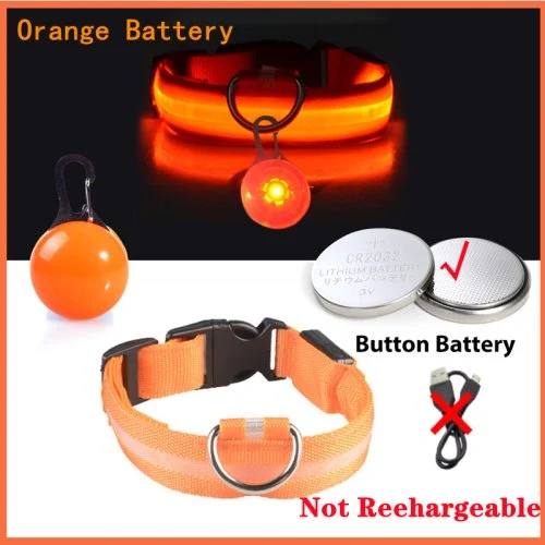 Orange buttonbattery
