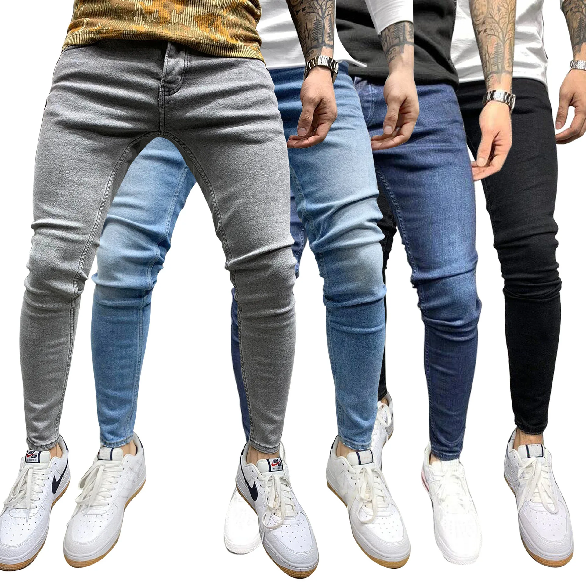 Imagen de Jeans Pitillo Hombre Y2K - Estilo Urbano y Moderno