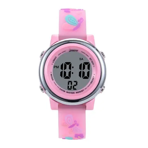 Image de Montre Enfant Multifonctionnelle LED Étanche - Dessin Animé Mignon