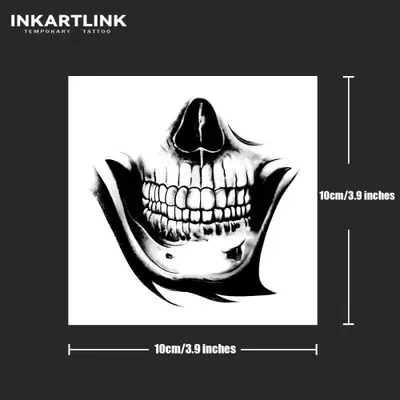 Image de Tatouage Temporaire Crâne - 15 Jours d'Effet