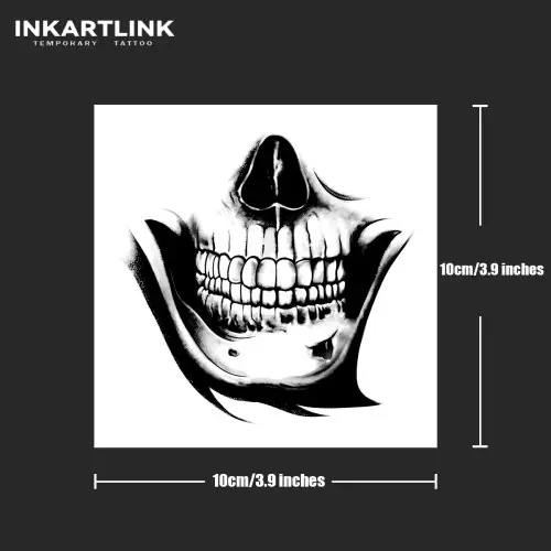 Image de Tatouage Temporaire Crâne - 15 Jours d'Effet