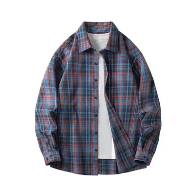Image de Chemise à Carreaux Homme - Style Urbain & Élégant