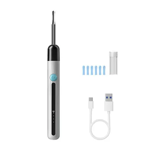 Image de Caméra Otoscopique WiFi 1080p pour Nettoyage des Oreilles