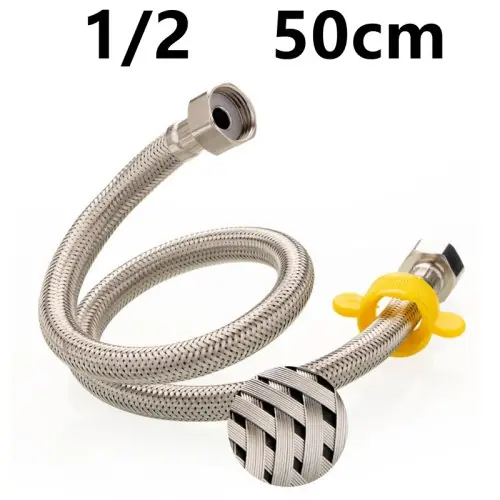 Image de Tuyau d'eau flexible 1/2 pouce - 50 à 80 cm