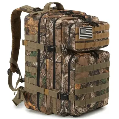 Image de Sac à Dos Tactique 45L - Grande Capacité pour Randonnée & Camping