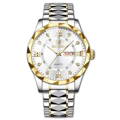 Image de Montre Homme Sport Luxe Étanche - Quartz avec Date et Jour