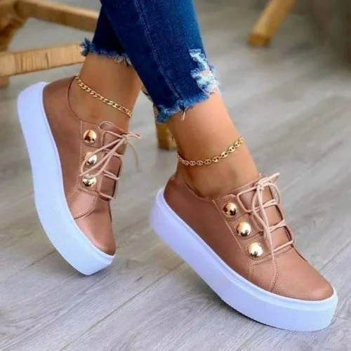 Roze goud dames schoen