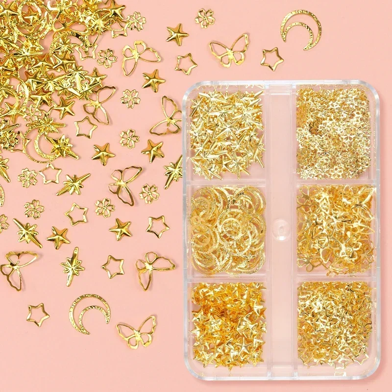Image de Kit Créatif Papillon & Étoiles - 550 Pièces pour Bijoux et Nail Art