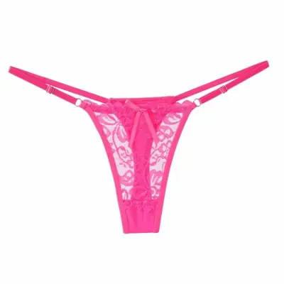 Image de Culottes dentelle transparentes ajustables, basse taille, respirantes pour l'été