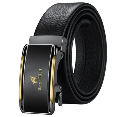 Image de oyifan hommes ceinture en cuir véritable ceinture pour hommes ceintures automatiques ceinture réglable ceintures d affaires