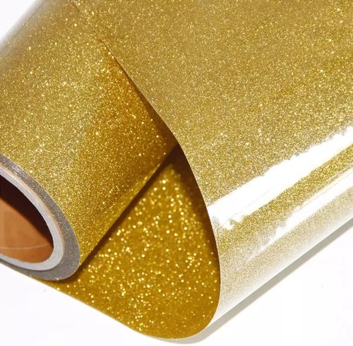 Image de Vinyle Pailleté à Transfert Thermique - Décoration Vêtements