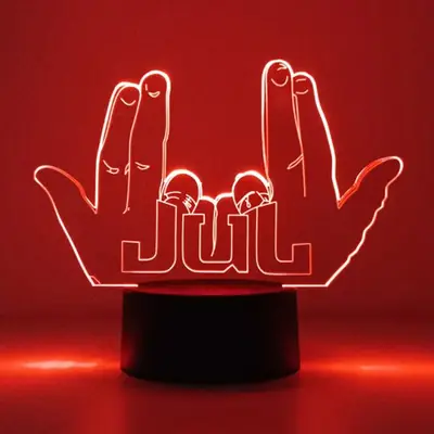 Image de Lampe Veilleuse 3D Jul - Éclairage Coloré pour Chambre