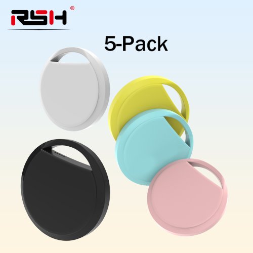 Afbeelding van 5-Pack Bluetooth GPS Tracker voor iOS – Werkt met Apple Find My App, Globale Positiebepaling voor Bagage, Auto, Portemonnee, Fiets en Smart Tags