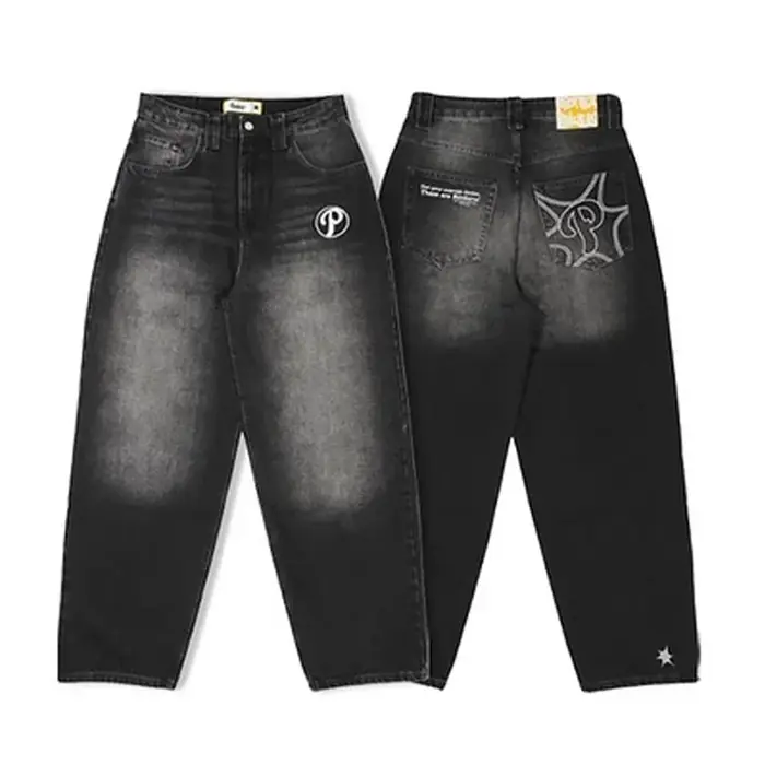 Image de Jeans Oversize Gothique Y2K pour Hommes