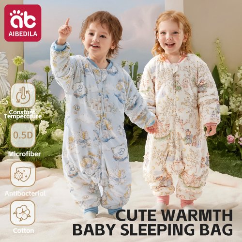 Image of Natural Cotton Baby Sleep Sack – Soft, Cozy & Warm Quilted Wearable Blanket with Removable Sleeves for Infants and Toddlers (6 Months to 7 Years, Unisex)