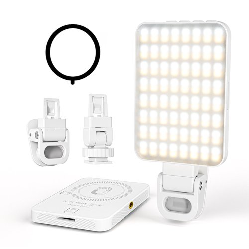 Immagine di Lampada LED Portatile con Magnetismo per Selfie e Riprese Video