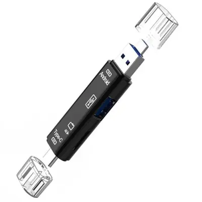 Image de Lecteur de Carte Mémoire 5-en-1 USB-C