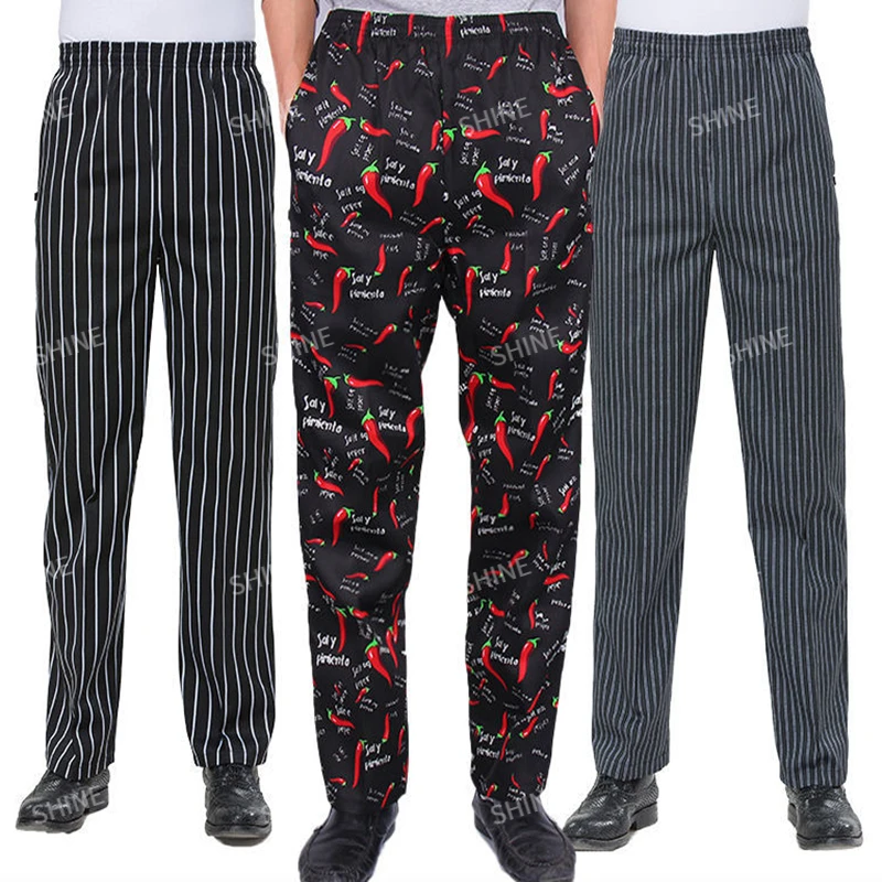 Image of Breathable Printed Chef Pants for Kitchen Professionals – Durable Workwear for Restaurants, Hotels, Bakeries & Catering Services