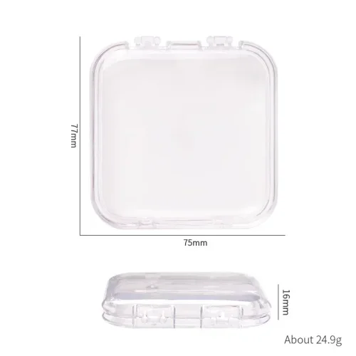 Image de Boîtes à Ongles Vides - Emballage Carré pour Pointes d'Ongles