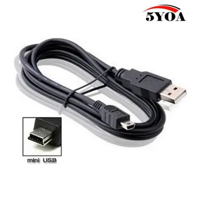 Image de Câble USB Mini-B 5P 0.8m - Charge et Transfert de Données