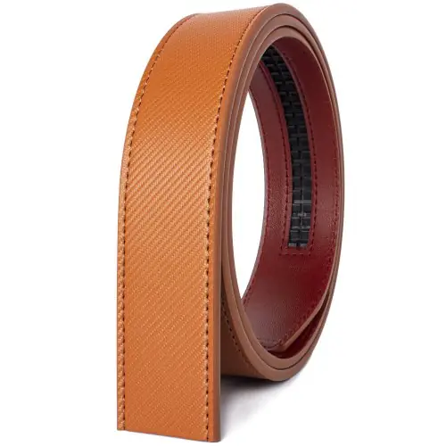 Image de Ceinture en Cuir Sans Boucle - Taille Large & Confortable