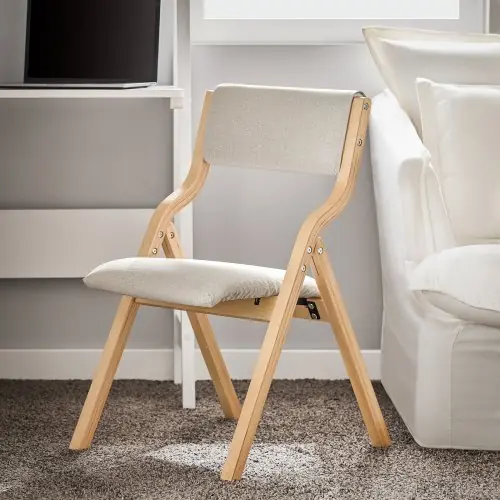 Image de Chaise Pliante Confortable pour Salle à Manger