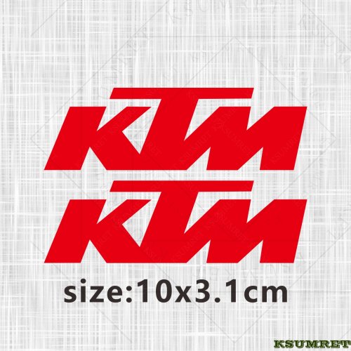 Image de Stickers KTM pour réservoir moto - Décoration officielle