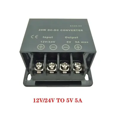 Image de Convertisseur DC 12V/24V vers 5V - 15A