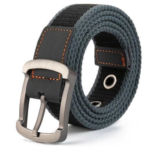 Bild von Hochwertiger Unisex-Leinwandgürtel – Taktischer Outdoor-Gürtel für Jeans, robust und stilvoll für Männer und Frauen