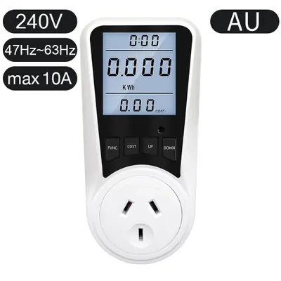 Image de Wattmètre Numérique LCD - Compteur Énergie 220V AC