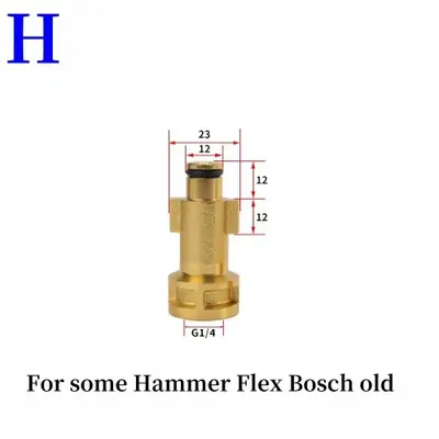 Image de Adaptateur haute pression pour laveuse - Compatible Nilfisk, Karcher, Huter