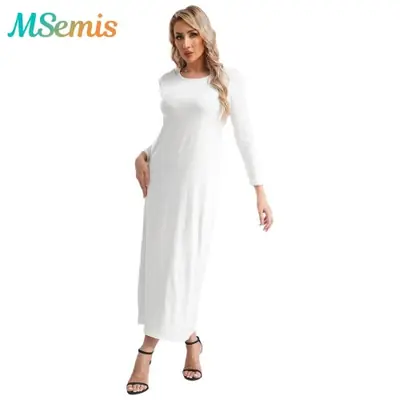 Image de Abaya Longue Élégante - Robe Musulmane Moderne