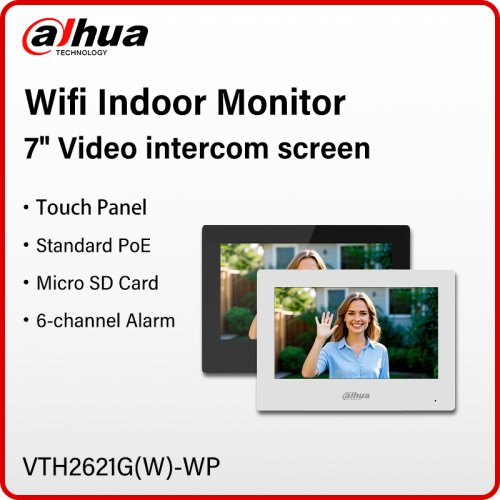 Bild von Dahua 7-Zoll WLAN-Innenmonitor – Smart Home Video-Gegensprechanlage mit HD-IP-Kamera