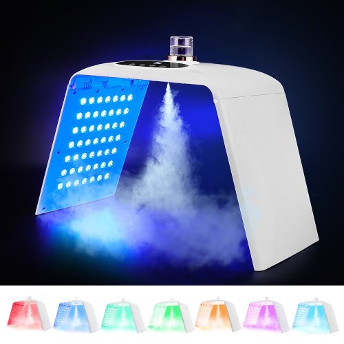 Afbeelding van Opvouwbare 7 Kleuren Led Foton Machine Met 3 Niveaus Nano Spray Huid Hydraterende Gezicht & Lichaamsmasker Schoonheidssalon Home Use Huidverzorging