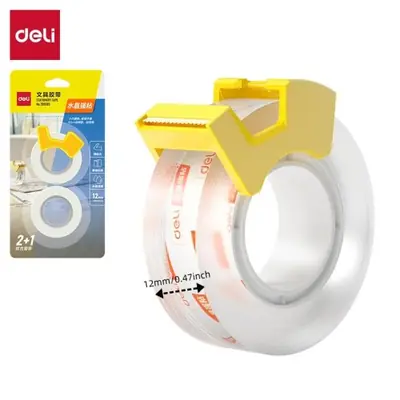 Image de Ruban Transparent avec Distributeur - Lot de 2 Rouleaux