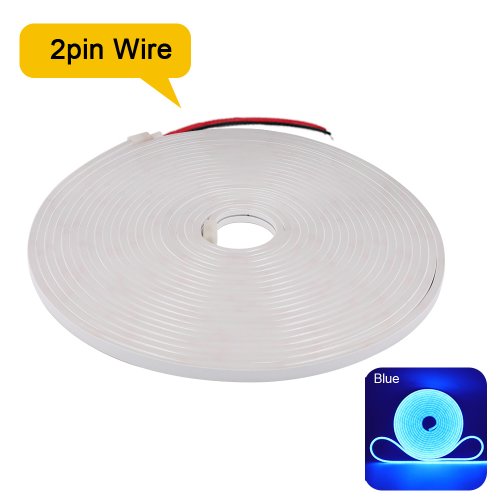 Bild von 12v 24v LED Neonst reifen Licht Leucht reklame wasserdichte Seil Lichter flexible Silikon lampe Wohnkultur mit 2-poligem Draht 9 Farben