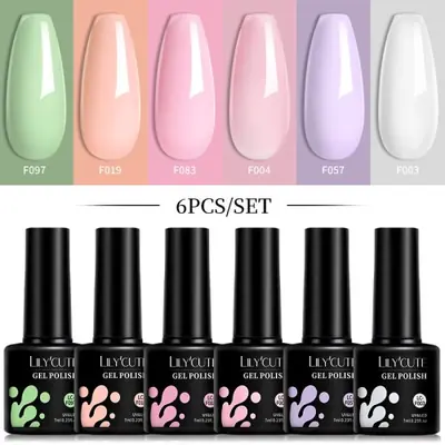 Image de Kit Vernis à Ongles Rose Vif - Gel Semi-Permanent UV LED