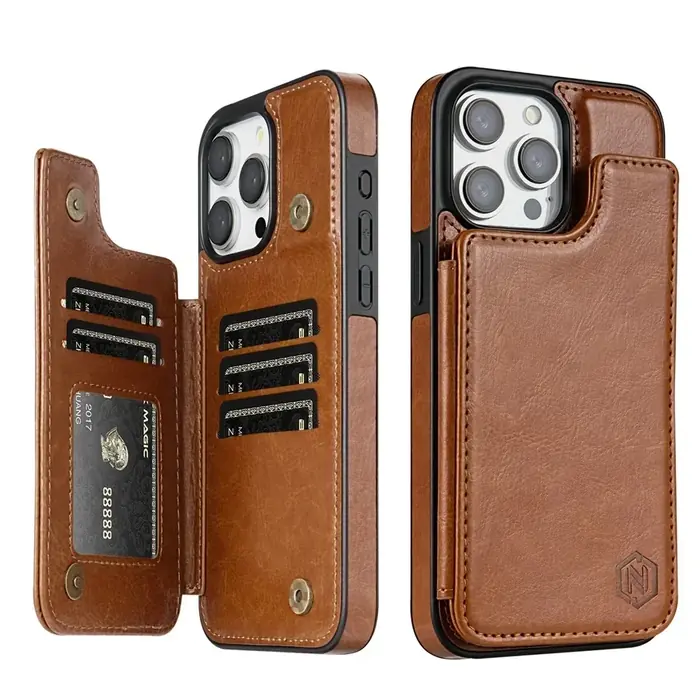 Image de Étui Portefeuille Magnétique RFID pour iPhone