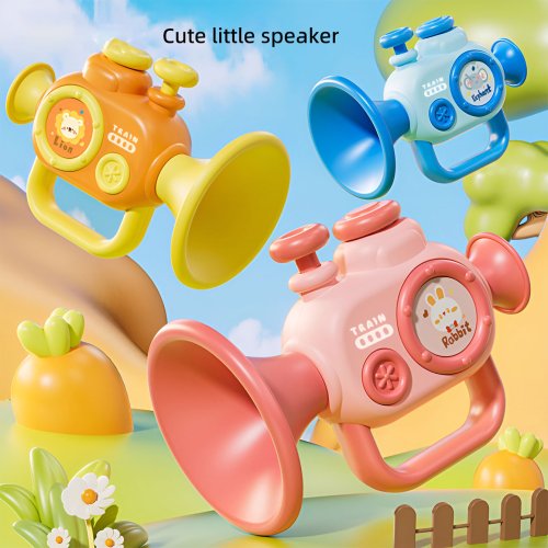 Imagen de Trompeta Musical para Bebés: Juguetes Educativos con Sonidos Realistas para Desarrollo Temprano