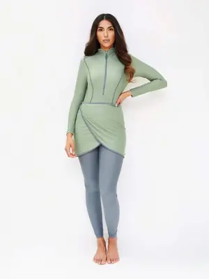 Image de Burkini Modeste pour Femmes Musulmanes