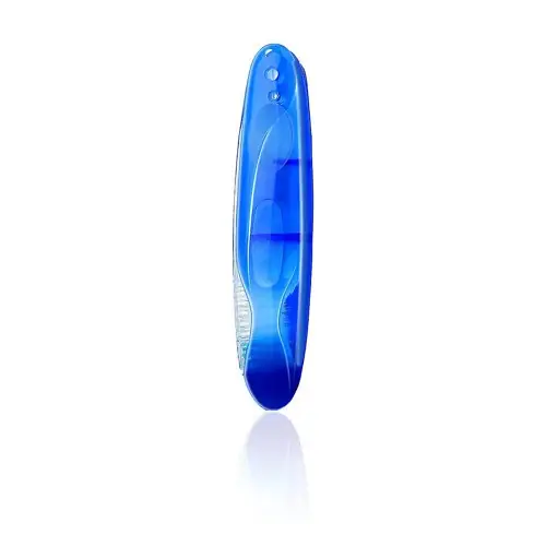 Image de Brosse à dents pliante ultra portable en charbon de bambou