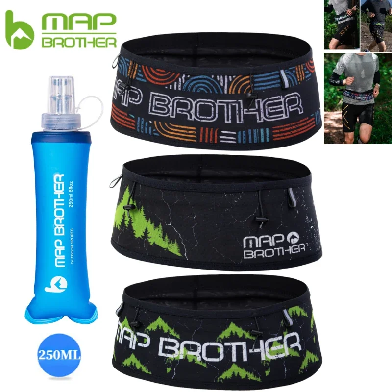 Afbeelding van Kaart Brother W1002 Hydratatie Running Belt – Waterdichte Heuptas met Fleshouder voor Traillopen, Marathon, Gym en Fitness