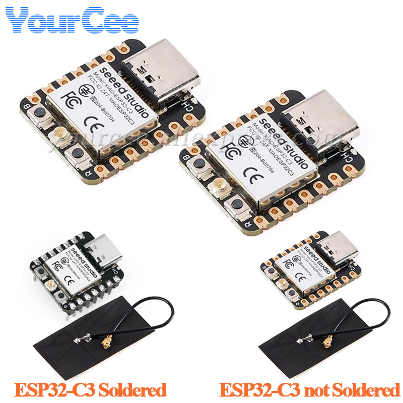 Immagine di Scheda ESP32-C3 Seeed Xiao BLE WiFi per Arduino - Mini MCU 4MB