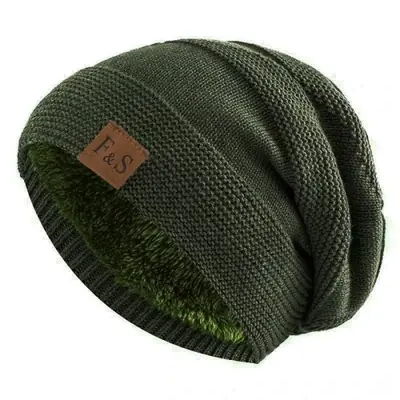 Image de Bonnet Hiver Unisexe Doublé Fourrure - Chaud & Décontracté